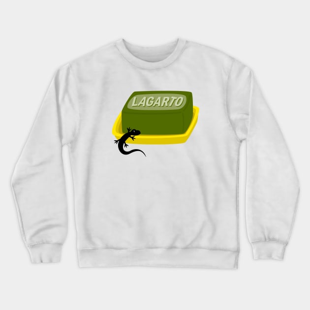 Lagarto Soap Crewneck Sweatshirt by soniapascual